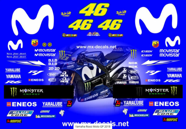 Yamaha Rossi Moto GP 2018