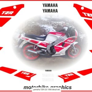 Yamaha TZR125 1990 Decal Set