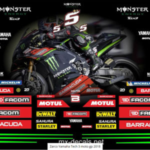 Zarco Yamaha Tech 3 Moto GP 2018