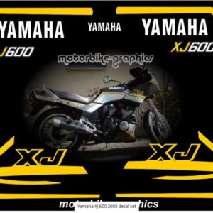 Yamaha XJ 600 2003 Decal Set