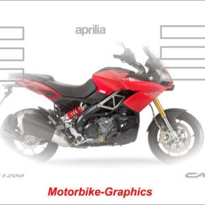 Aprilia Caponord 1200 Decals RED