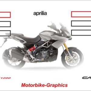 Aprilia Caponord 1200 Decals Silver