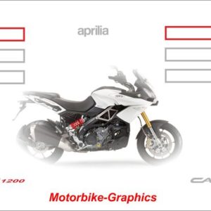 Aprilia Caponord 1200 Decals White