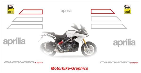 Aprilia Caponord 1200 Decals White