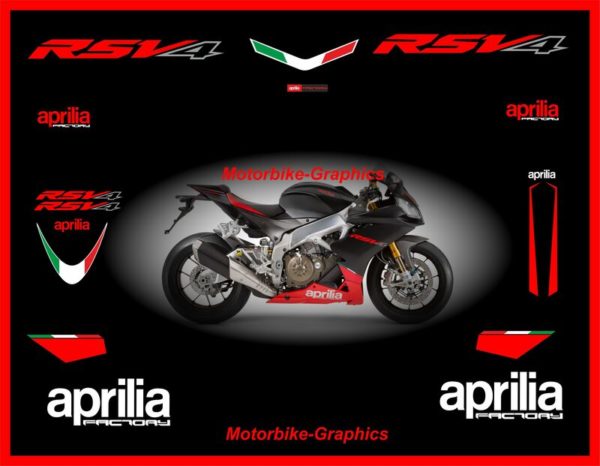 Aprilia RSV4 Factory ABS Black Bike 2014 2015