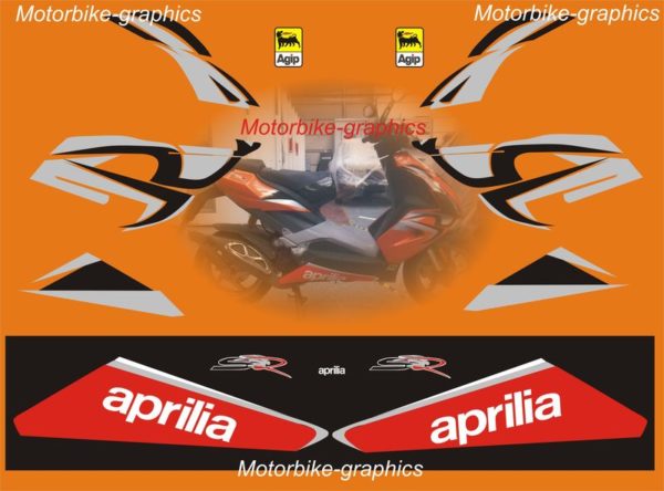 Aprilia Scooter SR50 2008 Orange