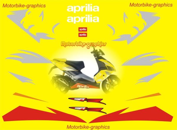 Aprilia Scooter SR50 Yellow