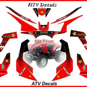 Can Am Rockstar ATV Decal Quad Bike Graphics Stickers