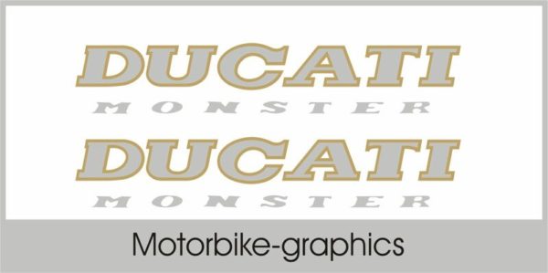 Ducati Monster Tank Decals