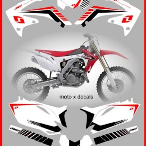 Honda Full Kit 09-10-11-12 CRF450r 10-11-12-13 CRF250r Moto-x Decals