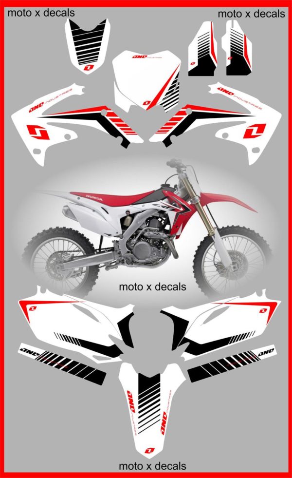 Honda Full Kit 09-10-11-12 CRF450r 10-11-12-13 CRF250r Moto-x Decals