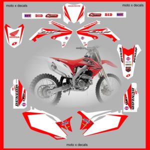 Honda Graphics 09-10-11-12 CRF450r 10-11-12-13 CRF250r Moto X