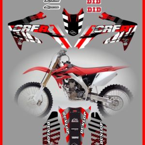 Honda PTS Pro Team Graphics 2004-2009 CF250r Decals Stickers