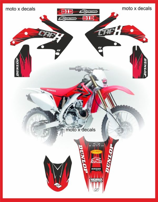 Honda pts Pro Team Series Graphics CRFX450X