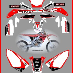 Honda Team CRF450R CRF450 2005-2006-2007 Graphics Decals Stickers MotoX