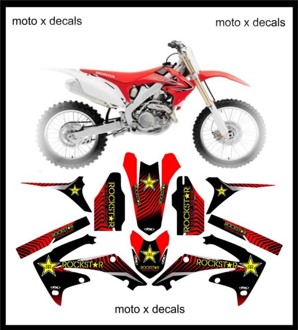 Honda Team Rockstar Graphics 2010-11-12 CRFR & CRF450r 2009-10-11-12