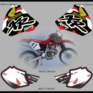 Honda XR 400 Decals Stickers Graphics Moto X Decals