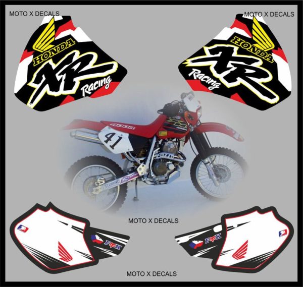 Honda XR 400 Decals Stickers Graphics Moto X Decals