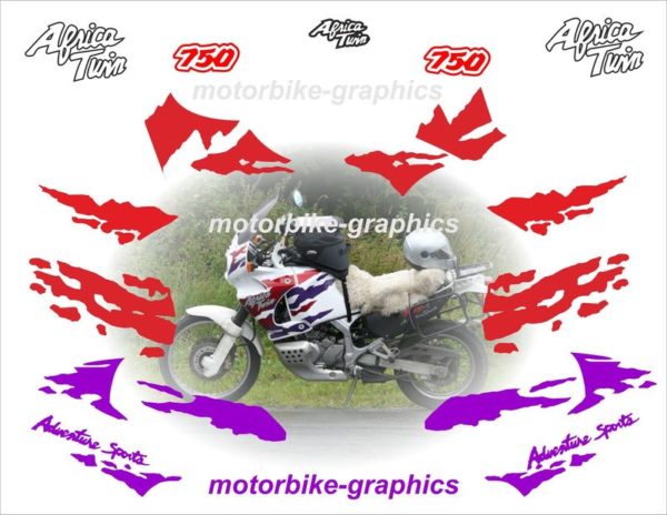 Honda Africa Twin 750 RD 07 Decal Set