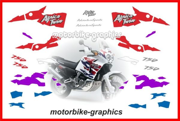 Honda Africa Twin 750 XRV 1996-2002 Full Decal Set