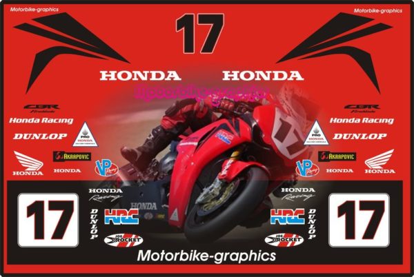 Honda AMA 2008 Decals