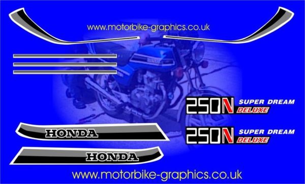 Honda CB250N Decals Graphics Stickers