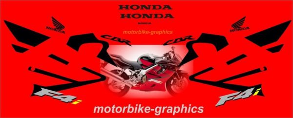 Honda CBR 600 F4i Full Decal Set