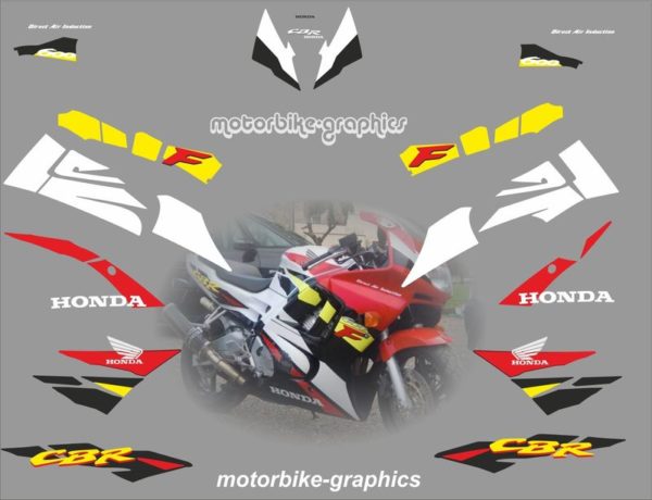 Honda CBR 600 F 1995-96 Full Decal Graphics Set