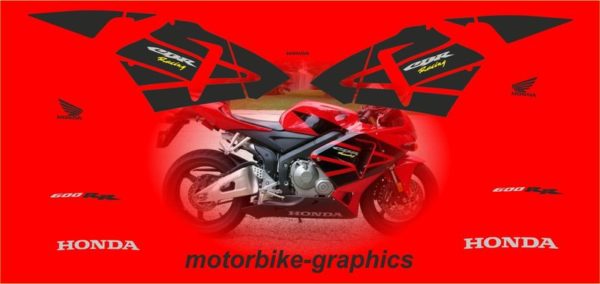 Honda CBR 600RR 2005 Full Decal Set