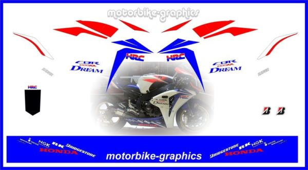 Honda CBR Replica SBK 8 Ore Suzuka Decal Set