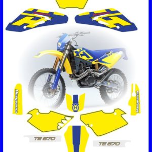 Husqvarna TE 570 2002 Factory Replica Decal Graphics Stickers Decals