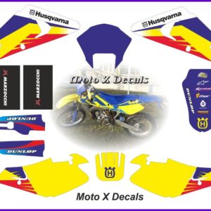 Husqvarna WR 250 2t 2001 Moto x Decal Set