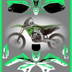 Kawasaki Team Graphics kxf kx250f Decals Stickers Moto-X