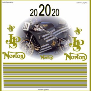 Norton John Player Special 89 90 91 Decals