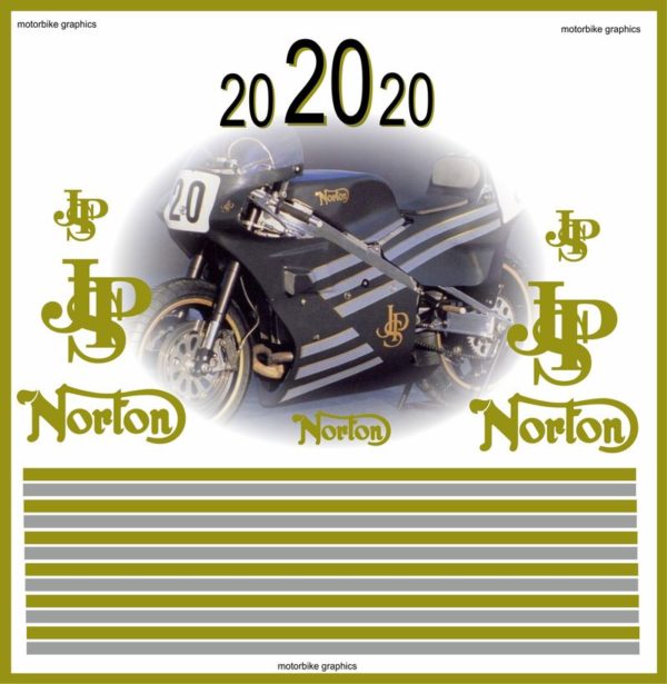 Norton John Player Special 89 90 91 Decals