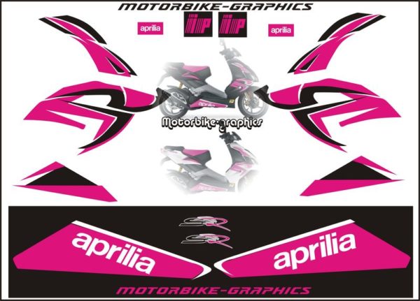 Aprilia SR50 2009 Pink Scooter