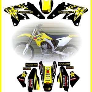 Suzuki Rockstar RMZ250 2007-2008-2009 Decals Moto-X Graphics Stickers