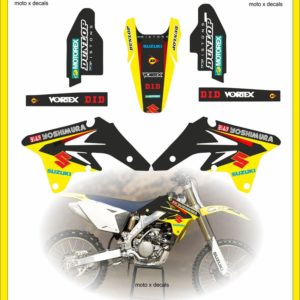 Suzuki Team RMZ250-2007-2009 Moto-X Graphics Stickers Decals