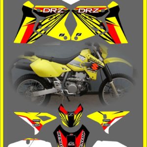 Suzuki TSI Team Graphics DRZ400 DRZ400s DRZ400e DRZ400sm Decals