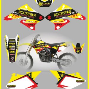 Suzuki RMZ250 2004-2006 Rockstar Decal Set