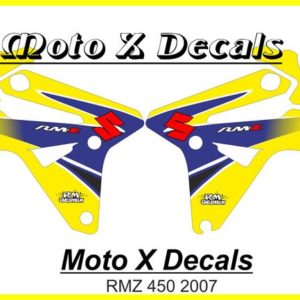 Suzuki-RMZ-450-2007-Standard-Shroud-Decals-Graphics-Moto-X