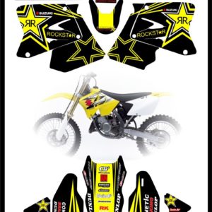 Suzuki Rockstar RM125 RM250 2001-2008 Moto-x Decals Stickers Graphics