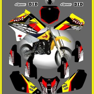 Suzuki SZK RM85 2002-2012 Full Moto-x Decal Graphics Sticker Kit