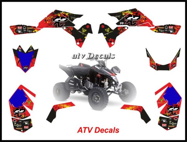 Suzuki 2012 ltr Quad ATV Decal Set