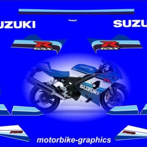 suzuki gsxr 750 20th anniversary full decal set