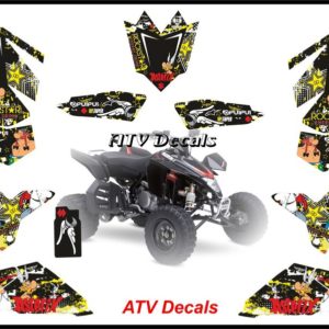 Suzuki LTR Asterix Rockstar ATV Quad Bike Decals Graphics Stickers