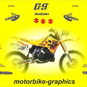 Suzuki RM250 1993-1994 Decal Set