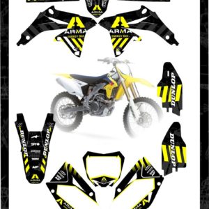 Suzuki Arma Team Graphics RMZ450-2008-2013 Moto-X Decals Graphics Stickers