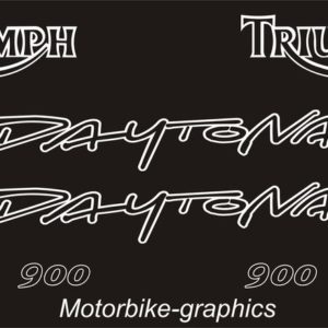 Triumph Daytona 900 Decals Graphics