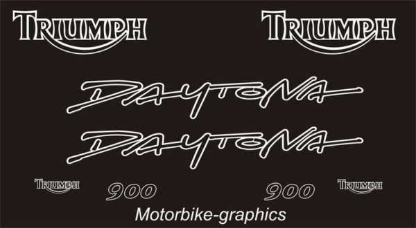 Triumph Daytona 900 Decals Graphics